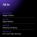 All In by Mommy I'm Sorry - design spec sheet 