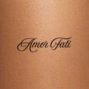 Amor Fati by Blackdot - tattoo render on skin 