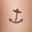 Anchor by John Craig - tattoo render on skin 