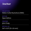 Anchor by John Craig - design spec sheet 