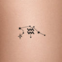 Aquarius by Mommy I'm Sorry - tattoo render on skin 