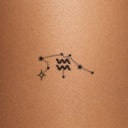 Aquarius by Mommy I'm Sorry - tattoo render on skin 