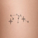 Aquarius by Mommy I'm Sorry - tattoo render on skin 
