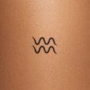 Aquarius by Mommy I'm Sorry - tattoo render on skin 
