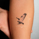 Arctic Falcon by Mommy I'm Sorry - tattoo dimensions 