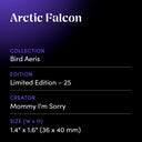 Arctic Falcon by Mommy I'm Sorry - design spec sheet 