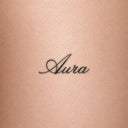 Aura by Blackdot - tattoo render on skin 