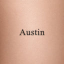 Austin by Blackdot - tattoo render on skin 