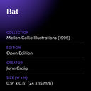 Bat by John Craig - design spec sheet 