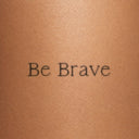 Be Brave by Blackdot - tattoo render on skin 