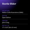 Beetle Rider by John Craig - design spec sheet 