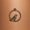 Bird by John Craig - tattoo render on skin 