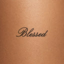 Blessed by Blackdot - tattoo render on skin 
