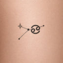 Cancer by Mommy I'm Sorry - tattoo render on skin 