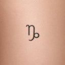 Capricorn by Mommy I'm Sorry - tattoo render on skin 