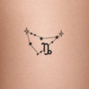 Capricorn by Mommy I'm Sorry - tattoo render on skin 