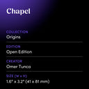 Chapel by Omer Tunca - design spec sheet 