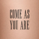 COME AS YOU ARE by Blackdot - tattoo render on skin 
