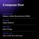 Compass Star by John Craig - design spec sheet 