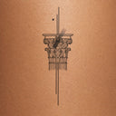 Corinthian by Omer Tunca - tattoo render on skin 