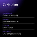 Corinthian by Omer Tunca - design spec sheet 