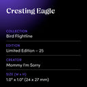 Cresting Eagle by Mommy I'm Sorry - design spec sheet 