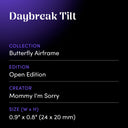 Daybreak Tilt by Mommy I'm Sorry - design spec sheet 