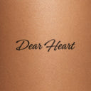 Dear Heart by Blackdot - tattoo render on skin 