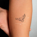 Diving Eagle by Mommy I'm Sorry - tattoo dimensions 
