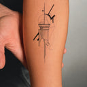 Doric by Omer Tunca - tattoo render on arm 