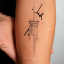 Doric by Omer Tunca - tattoo dimensions 