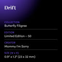 Drift by Mommy I'm Sorry - design spec sheet 