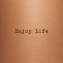 Enjoy Life by Blackdot - tattoo render on skin 