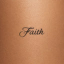 Faith by Blackdot - tattoo render on skin 