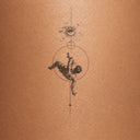 Fall of Phaeton by Omer Tunca - tattoo render on skin 