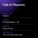 Fall of Phaeton by Omer Tunca - design spec sheet 