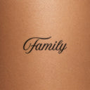 Family by Blackdot - tattoo render on skin 