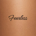 Fearless by Blackdot - tattoo render on skin 