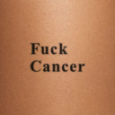 Fuck Cancer by Blackdot - tattoo render on skin 