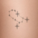 Gemini by Mommy I'm Sorry - tattoo render on skin 