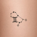 Gemini by Mommy I'm Sorry - tattoo render on skin 