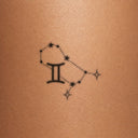 Gemini by Mommy I'm Sorry - tattoo render on skin 