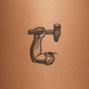 Hammer Fist by John Craig - tattoo render on skin 