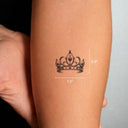 Heiress by Mommy I'm Sorry - tattoo dimensions 