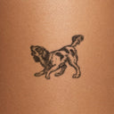Hound by John Craig - tattoo render on skin 