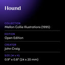 Hound by John Craig - design spec sheet 