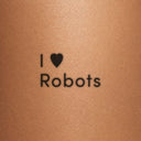 I Love Robots by Blackdot - tattoo render on skin 