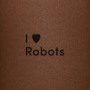 I Love Robots by Blackdot - tattoo render on skin 