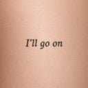 I'll go on by Blackdot - tattoo render on skin 
