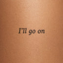 I'll go on by Blackdot - tattoo render on skin 